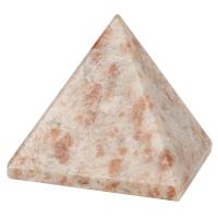 Sun Agate Пирамида украшения, пирамида, полированный, разный размер для выбора, разноцветный, продается PC