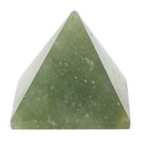 Green Aventurine Pyramid Decoration, Pyramidal, polished green 