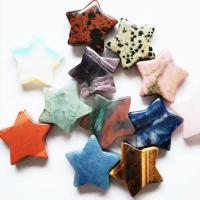 Полудрагоценный камень Декоративные украшения, Звезда, полированный, различные материалы для выбора, Много цветов для выбора продается PC