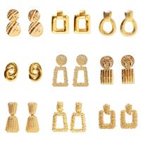 Boucle d'oreille goutte Zinc Alloy, alliage de zinc, Placage, bijoux de mode & styles différents pour le choix & pour femme, plus de couleurs à choisir, Vendu par paire