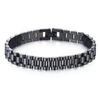 Stainless Steel Chain Bracelets, 304 Stainless Steel, Round, plated, fashion jewelry & Unisex 12mm cm 
