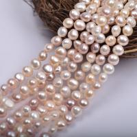 Potato Cultured Freshwater Pearl Beads, DIY, mixed colors, 8-9mm cm 