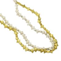 Las Perlas De Hematites Sin Magnético, Hematite, Bricolaje, más colores para la opción, 4.5x6x3mm, longitud:aproximado 14 Inch, Vendido por Sarta