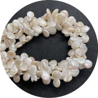 Keshi Cultured Freshwater Pearl Beads, polished, DIY, white, 7x11- Approx 14.96 Inch 