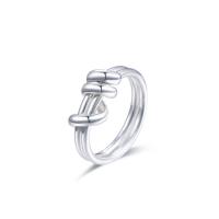 Стерлингового серебра кольцо, 925 пробы, разный размер для выбора & Женский, серебряный размер:5-7.5, продается PC