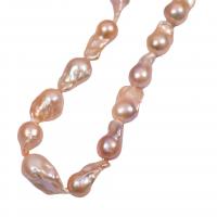 Baroque Cultured Freshwater Pearl Beads, DIY, reddish orange, 14-23mm Approx 38 cm, Approx 17- 