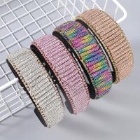 Hair Bands, Cloth, with Plush & Acrylic, fashion jewelry & for woman 45mm 