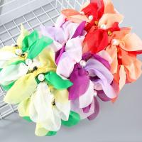 Hair Bands, Cloth, with ABS Plastic Pearl & Acrylic, fashion jewelry & for woman 125mm 
