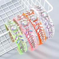 Hair Bands, Cloth, with Acrylic, fashion jewelry & for woman 30mm 