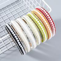 Hair Bands, Sponge, with ABS Plastic Pearl & Acrylic, fashion jewelry & for woman 21mm 