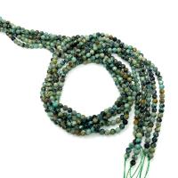 Naturelles perles Turquoise africaines, Rond, DIY & normes différentes pour le choix & facettes, couleurs mélangées Environ 14.96 pouce, Vendu par brin
