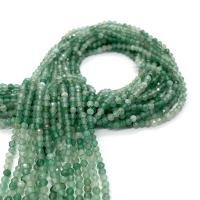 Perle en aventurine verte, Rond, DIY & normes différentes pour le choix & facettes, vert Environ 14.96 pouce, Vendu par brin