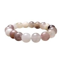Jade Bracelets, Lighter Imperial Jade, Round mixed colors .7 Inch 