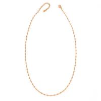 Titanium Steel Chain Necklace, with 1.97 extender chain, Vacuum Ion Plating, for woman 2.5mm .75 Inch 
