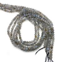 Labradorit Perlen, rund, DIY & verschiedene Größen vorhanden & facettierte, grau, Länge:ca. 14.96 ZollInch, verkauft von Strang