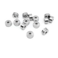304 Stainless Steel Positioning Bead, machine polished, DIY & Unisex, original color, 6mm 