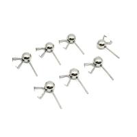 Stainless Steel Earring Stud Component, 304 Stainless Steel, machine polished, DIY & Unisex, original color 