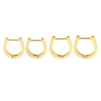 Stainless Steel Huggie Hoop Earring, 304 Stainless Steel, Vacuum Plating & for woman, golden 