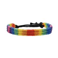 Nylon Cord Bracelets, with Fiber, handmade, fashion jewelry & Unisex 10mm Approx 11.81 Inch 