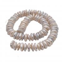 Bouton de culture des perles d'eau douce, perle d'eau douce cultivée, DIY, blanc, 12-13mm Environ 38 cm, 80- Vendu par brin