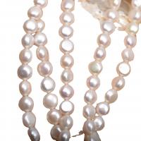 Barock kultivierten Süßwassersee Perlen, Natürliche kultivierte Süßwasserperlen, DIY, weiß, 10-11mm, Länge:36-38 cm, verkauft von Strang