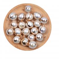 Colgante de cobre con perla cultivada de agua dulce  , Perlas cultivadas de agua dulce, con metal, Blanco, 12-13mm, Vendido por UD