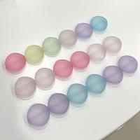 Frosted Acrylic Beads, painted, DIY 20mm, Approx 