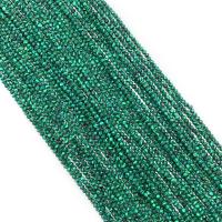 Natürliche Malachit Perlen, rund, DIY & verschiedene Größen vorhanden & facettierte, grün, Länge:ca. 14.96 ZollInch, verkauft von Strang