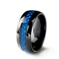 Stainless Steel Finger Ring, 304 Stainless Steel, ring shape, black ionic, fashion jewelry & polished & Unisex 