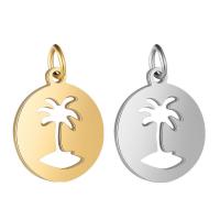 Stainless Steel Pendants, 304 Stainless Steel, polished, fashion jewelry & for woman & hollow 