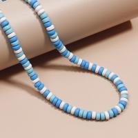 Rondelle Polymer Clay Beads, Abacus, DIY Approx 15 Inch, Approx 