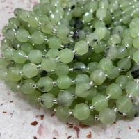 Prehnite Beads, Natural Prehnite, with Seedbead, Lantern, DIY & faceted, green Approx 38 cm 