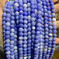 Perles agates effloresces naturelles , agate effleurant, DIY, violet Environ 38 cm, Vendu par brin