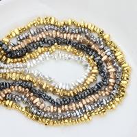 Hematite Beads, irregular, plated, DIY 5-10mm, Approx 