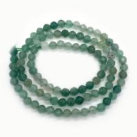 Gemischte Farbe Quarz Perlen, Strawberry Quartz, rund, DIY & verschiedene Größen vorhanden & facettierte, grün, Länge:ca. 14.96 ZollInch, verkauft von Strang