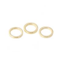 Латунь Ювелирные кольца, Круглая, плакирован золотом, DIY & разный размер для выбора, Золотой, продается PC