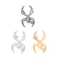 Zinc Alloy Jewelry Brooch, Spider, plated, fashion jewelry & Unisex 
