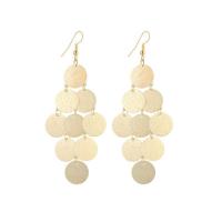 Zinc Alloy Drop Earring, plated, for woman 95mm 