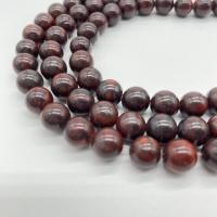 Blutstein Perlen, DIY, rot, Länge:ca. 38 cm, verkauft von Strang