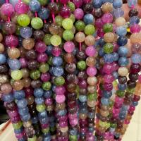 Natürlicher Turmalin Perlen, DIY, gemischte Farben, Länge:ca. 38 cm, verkauft von Strang
