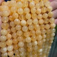 Citrin Naturperlen, Gelbquarz Perlen, DIY, gelb, Länge:ca. 38 cm, verkauft von Strang