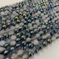 Natürliche Drachen Venen Achat Perlen, plattiert, DIY, gemischte Farben, Länge:ca. 38 cm, verkauft von Strang