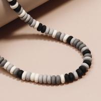 Rondelle Polymer Clay Beads, argile de polymère, DIY Environ 15 pouce, Environ Vendu par brin
