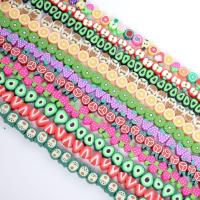 Fruit d'argile de polymère perles 
, DIY & styles différents pour le choix, plus de couleurs à choisir, 10mm Vendu par sac
