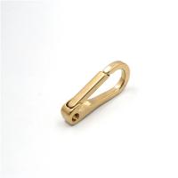 Brass Lobster Clasp Findings, gold color plated, golden, nickel, lead & cadmium free, 43mm 