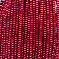 Perles en corail naturel, DIY, rouge Environ 38 cm, Vendu par brin