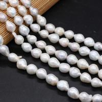 Barock kultivierten Süßwassersee Perlen, Natürliche kultivierte Süßwasserperlen, Natürliche & DIY, weiß, 10-13mm, Länge:36 cm, verkauft von Strang