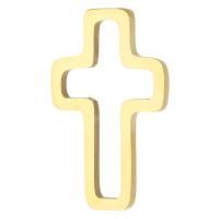 Нержавеющая сталь крест подвески, Нержавеющая сталь 304, Kресты, вакуумное покрытие, DIY, Золотой продается PC