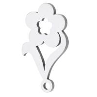 Stainless Steel Flower Pendant, 304 Stainless Steel, fashion jewelry, original color Approx 1mm 