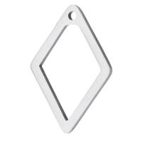 Stainless Steel Pendants, 304 Stainless Steel, Rhombus, fashion jewelry, original color Approx 0.5mm 